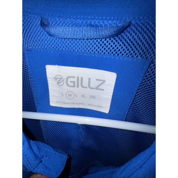 Gillz Long Sleeve Performance Fishing Shirt – Blue – Men's - Picture 2 of 8